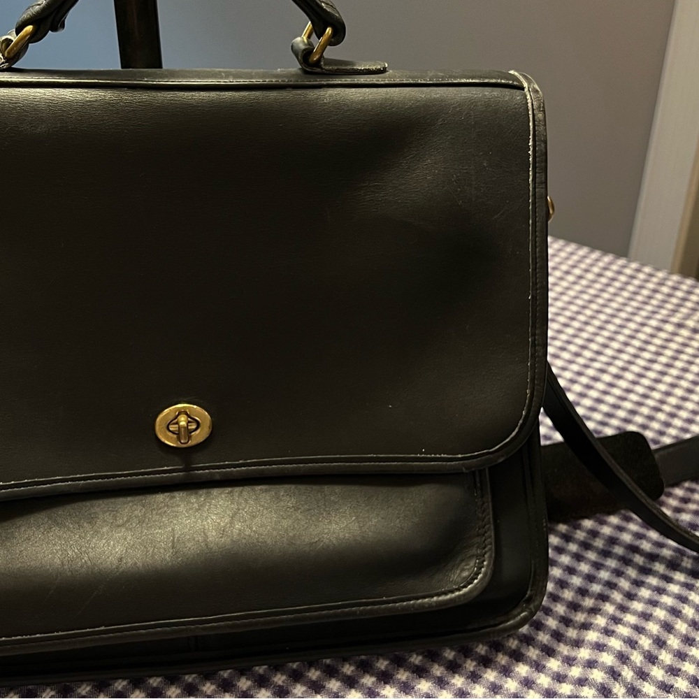 If you have to go in the office, rock it with this vintage Coach briefcase!